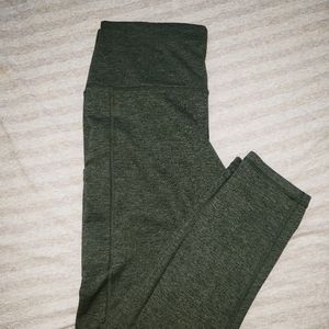 Aerie Play leggings, dark green size large